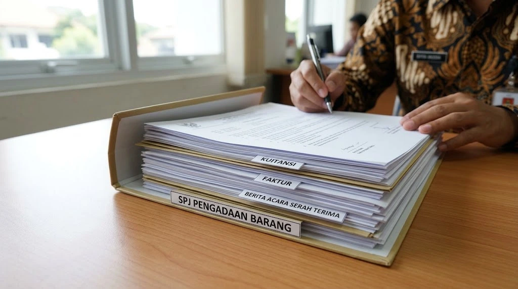 Kelengkapan dokumen SPJ untuk pengadaan barang instansi pemerintah