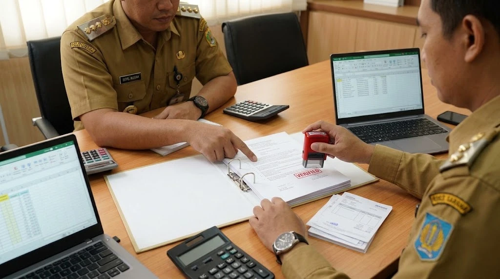 Checklist dokumen SPJ pengadaan barang instansi pemerintah