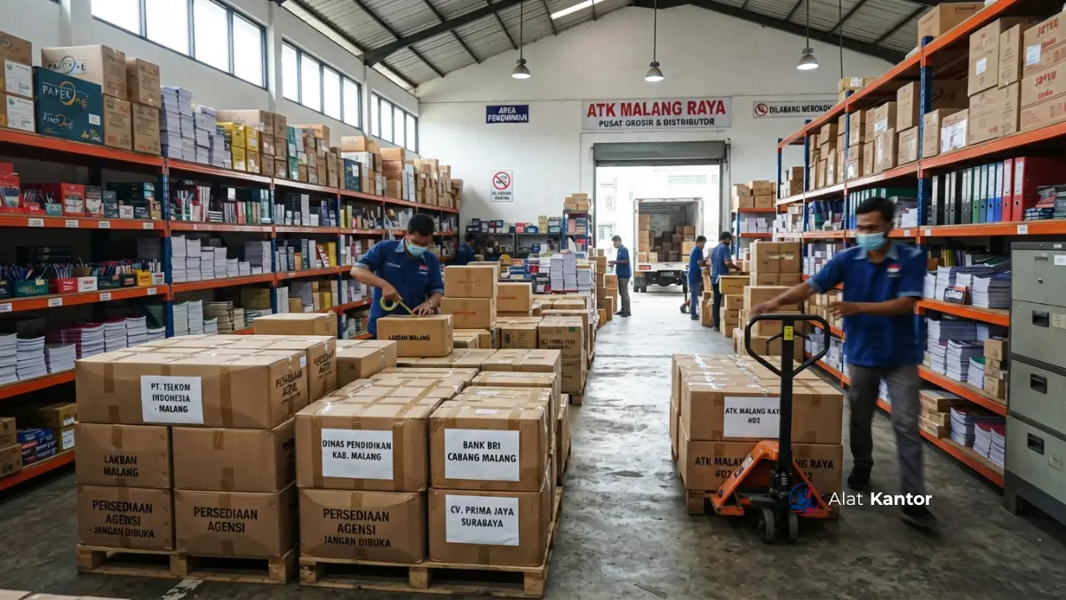 ATK lengkap Malang untuk kebutuhan sekolah, kampus, dan instansi pemerintah