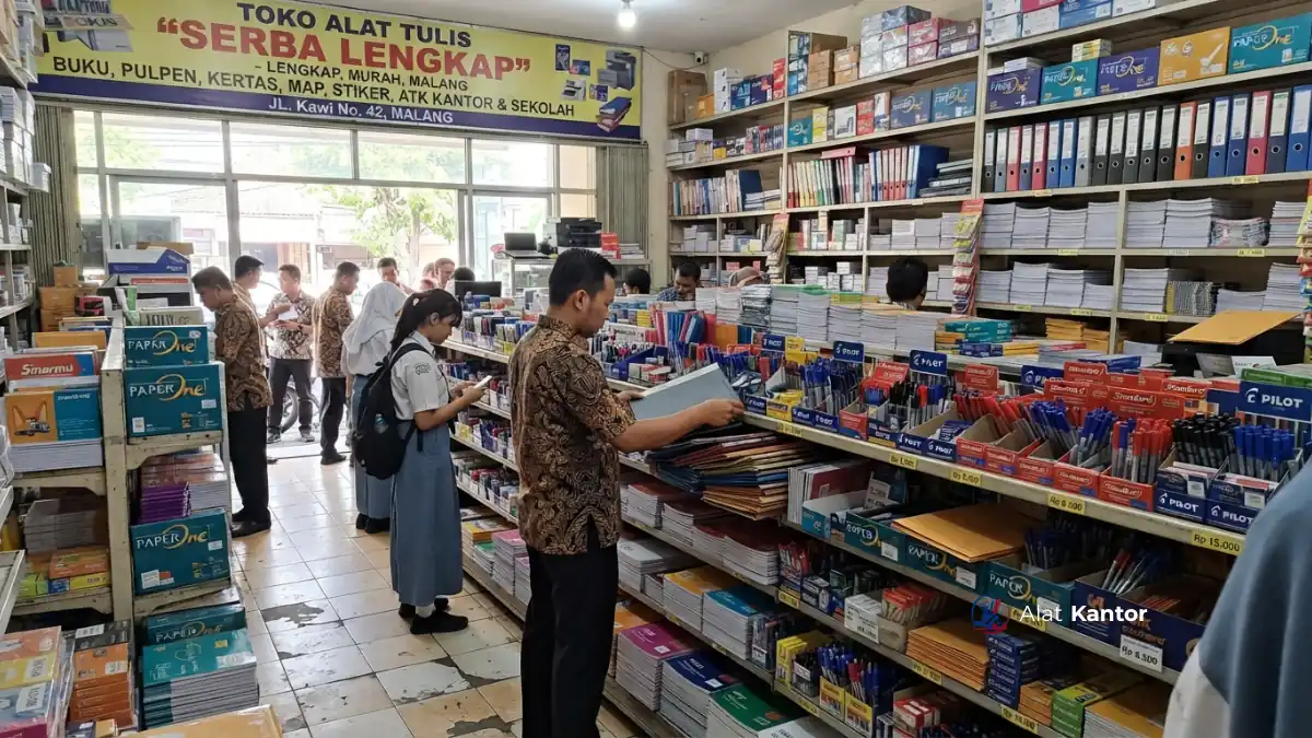Gudang grosir ATK Malang Raya siap kirim untuk kebutuhan instansi