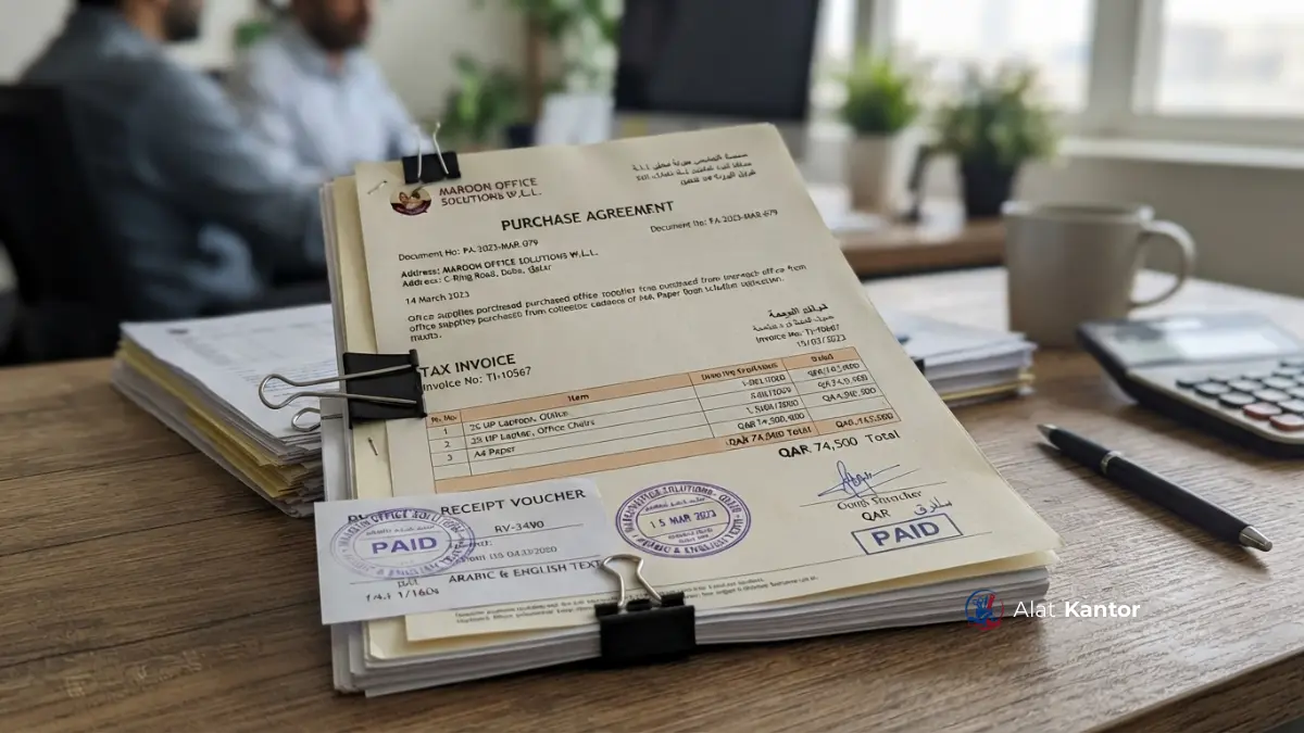 Contoh kuitansi bermaterei resmi untuk transaksi pengadaan B2B/B2G